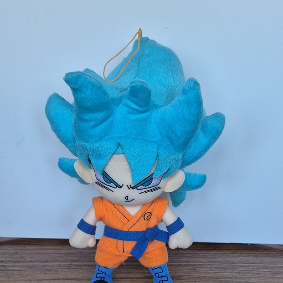 unbranded Other - . Dragon Ball Z Super-super Saiyan Blue Goku Plush .gently Displayed.